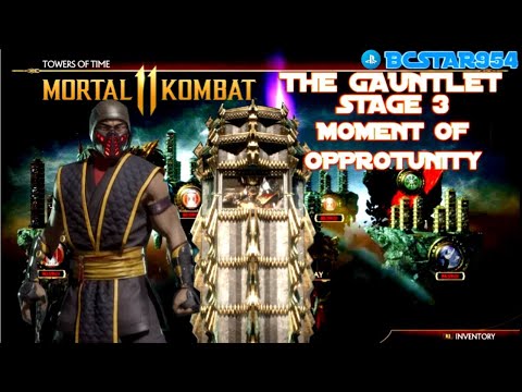 Mortal Kombat 11 - Towers Of Time - The Gauntlet Stage 3 (Moment Of Opportunity) With Scorpion