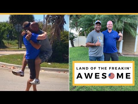 Man Surprises Military Best Friend After Three Years Apart