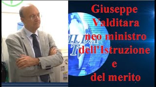 Giuseppe Valditara, neo ministro dell'istruzione e del merito