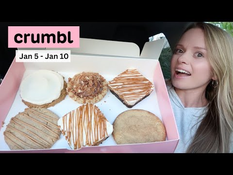 NEW CRUMBL Cookies Flavors this week | Dubai Biscoff Brownie, Chocolate Vanilla Ice Cream Swirl