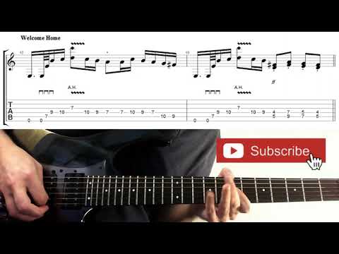 WELCOME HOME Guitar Lesson Coheed & Cambria Intro Tab