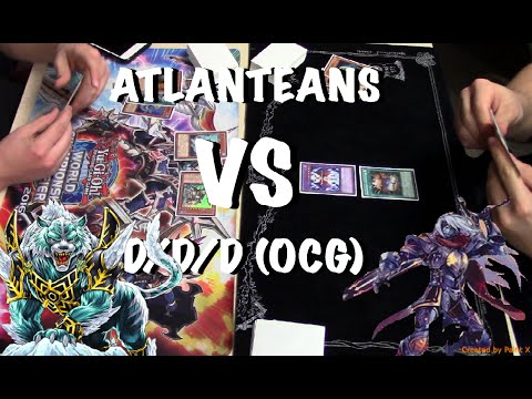 Yu-Gi-Oh Feature Match D/D/D (OCG) Vs Atlantean Mermail (March 2016)