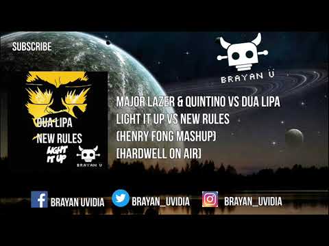 Major Lazer vs Dua Lipa - Light It Up vs New Rules (Henry Fong Mashup)