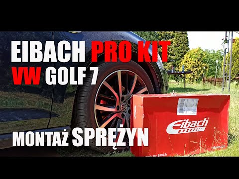 VW Golf 7 Eibach Pro Kit Montaż spręcyn
