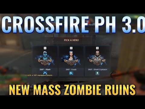 Crossfire PH 3.0 | NEW MASS ZOMBIE MAP RUINS | GATLING GUN INFERNAL DRAGON