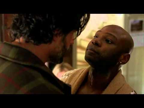 True Blood: Lafayette and Alcide fight. Season 5 Episode 1