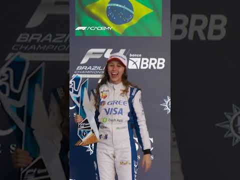 VAMOS RAFA! 🇧🇷 Huge congratulations to Rafaela Ferreira  on her win in Brazilian F4 🏆#F1Academy