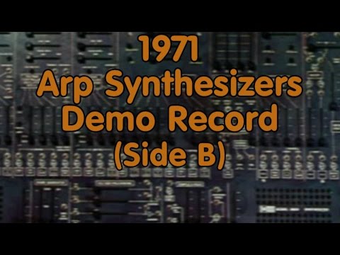 1971 Arp Synthesizers Demo Record Side B