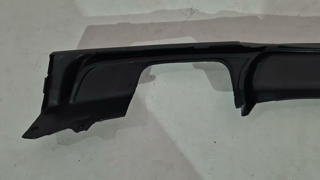 BMW 3 серия F30/F31 2012-2019 гг. Задний диффузор DPT V-2 (для M Performance, Черный Глянец) Video 1