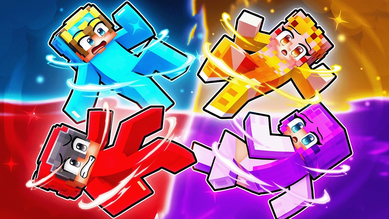 We COMBINED TOGETHER In Minecraft!