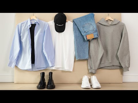 9 ITEMS, 9 OUTFITS (capsule wardrobe example)