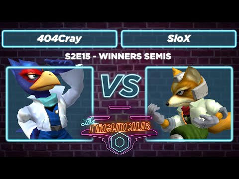 The Nightclub S2E15: 404Cray (Falco) vs SloX (Fox) - Winners Semis SSBM