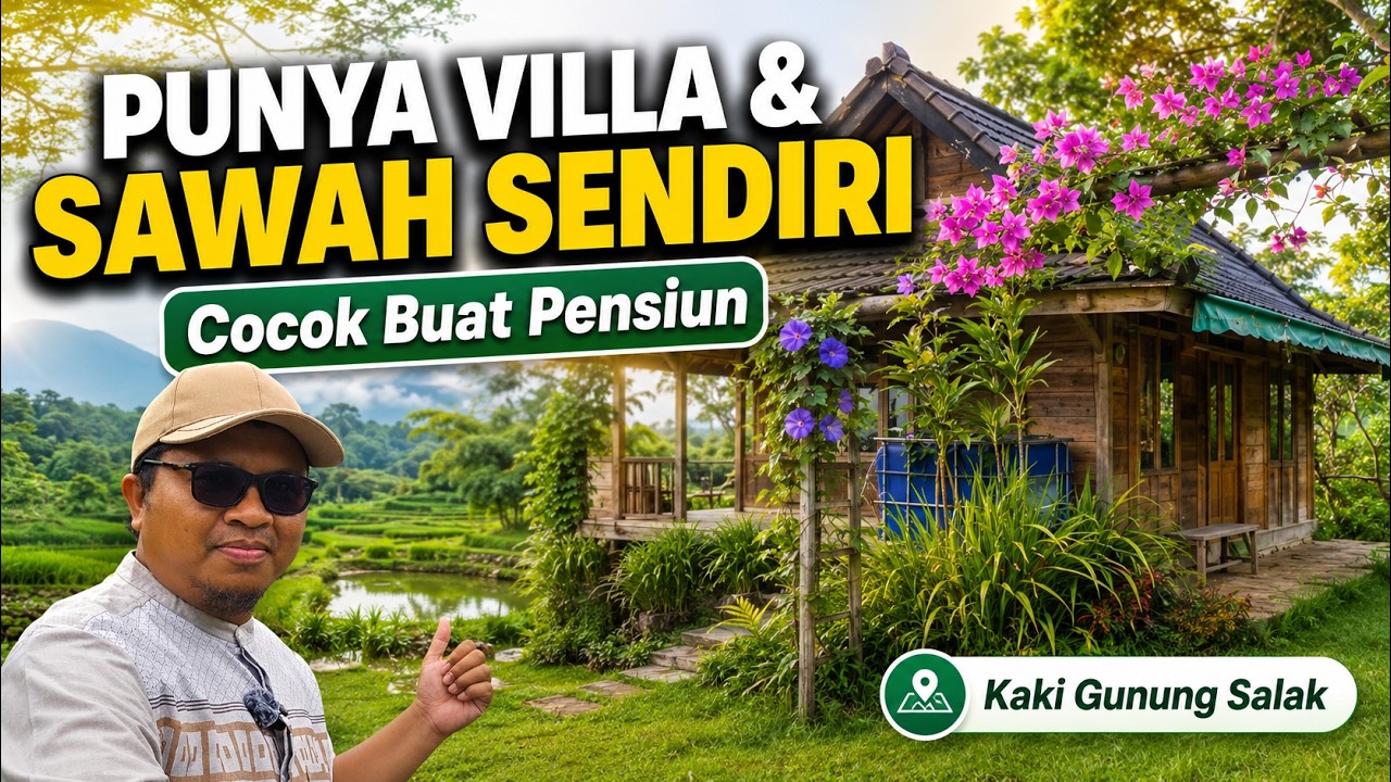 For sale Pamijahan Bogor land View Gunung Nempel River.