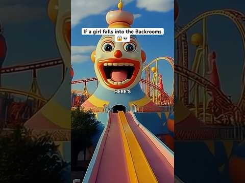 If a girl falls into the Backrooms 😱 #backrooms #dreamcore #weirdcore #liminalspace #dream #weird