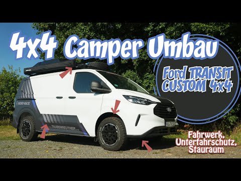 Ford Transit Custom 4x4 conversion / lift kit / roof rack (VW T8)