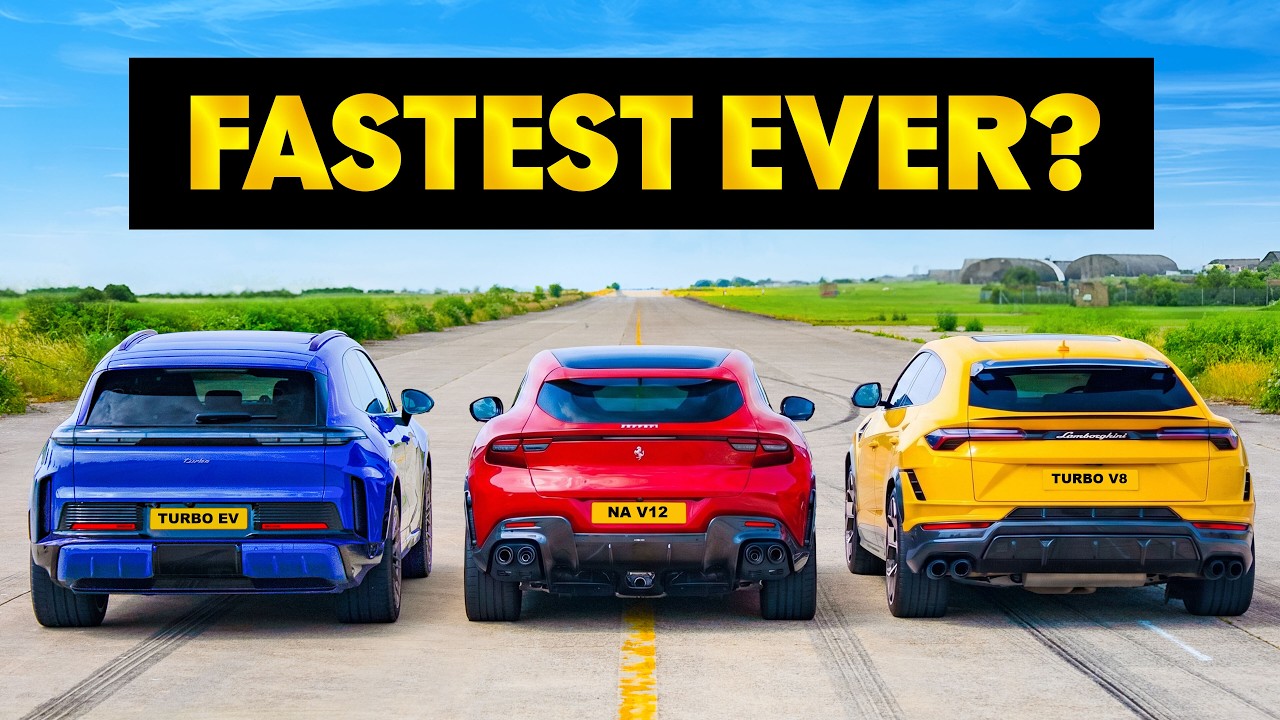 Can anything beat a 1,150hp Porsche Cayenne EV in a DRAG RACE?
