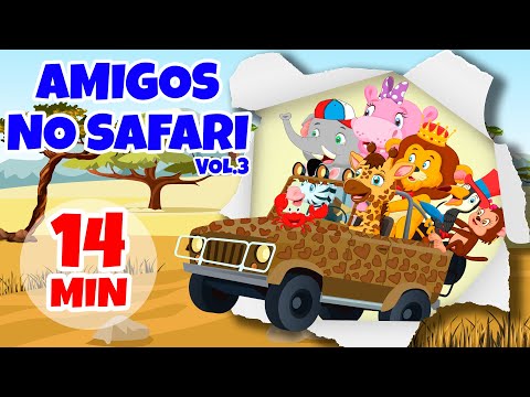 Amigos no Safari da Giramille Vol. 3 - Giramille 14 min | Desenho Animado Musical