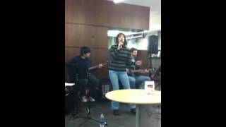 Brenda Jean at the Hillman Library's Cup and Chaucer Cafe 1/21/11