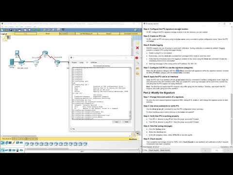 CCNA Security v2 – Lab - 5.4.1.2 - Configure IOS Intrusion Prevention System (IPS) Using CLI