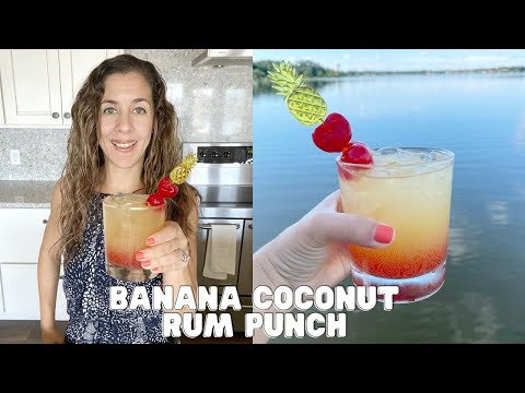 Banana Coconut Rum Punch