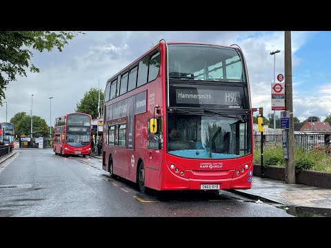(Thrash) Journey on H91 | London United | ADL E400H | ADH45007