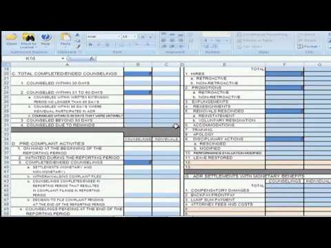 Working with the FedSEP Excel Tool