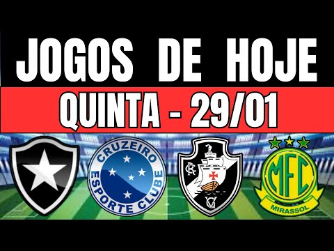 TODAY'S GAMES | BRAZILIAN CHAMPIONSHIP 2026 | THURSDAY 01/29/2026 | TODAY'S GAMES