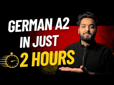 German A2 Crash Course: Pass German A2 Exam With Confidence!