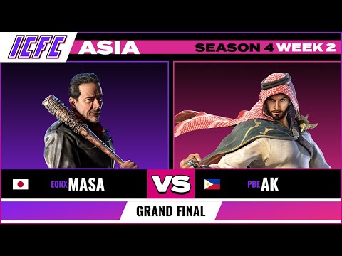 Masa (Negan/Ganryu/Devil Jin) vs AK (Shaheen) Grand Finals - ICFC Asia Tekken 7 Season 4 Week 2