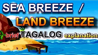 What is a sea breeze? || What is a land breeze? Tagalog-English episode.