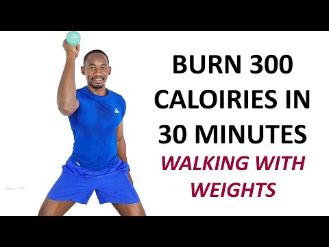 30 Minute Dumbbell Strength Training for Fat Loss Full Body Workout  250 Calories 