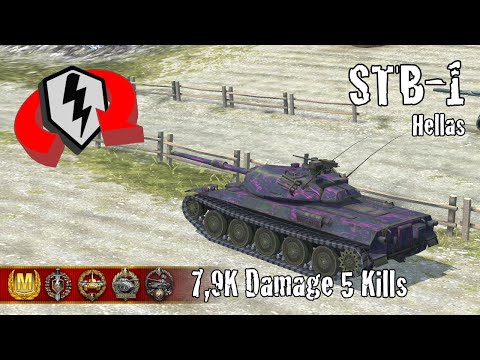 STB-1  |  7,9K Damage 5 Kills  |  WoT Blitz Replays