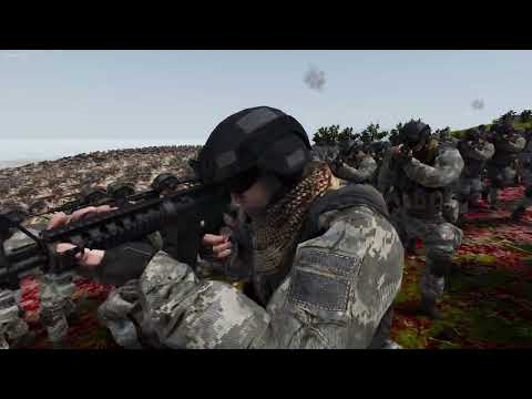 300K ZOMBIES VS 70K SOLDIERS!! - UEBS 2