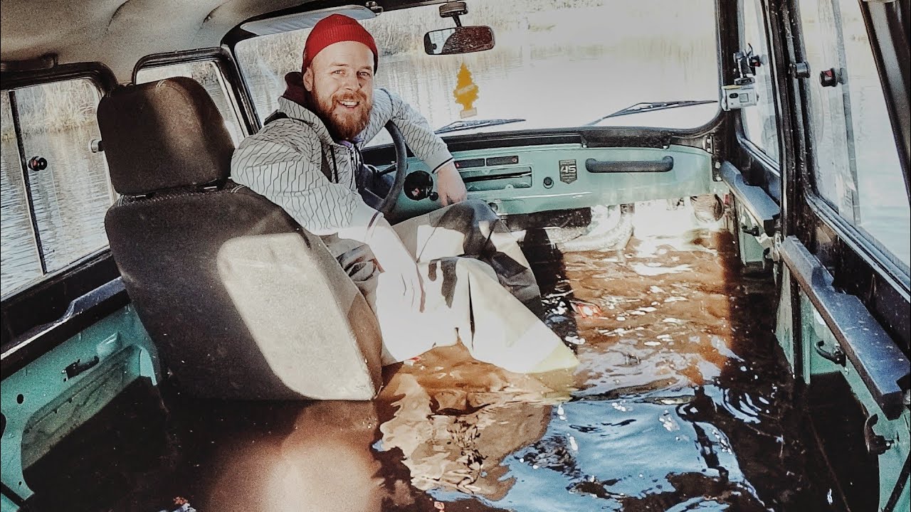 Пытаюсь УТОПИТЬ свой новенький УАЗ