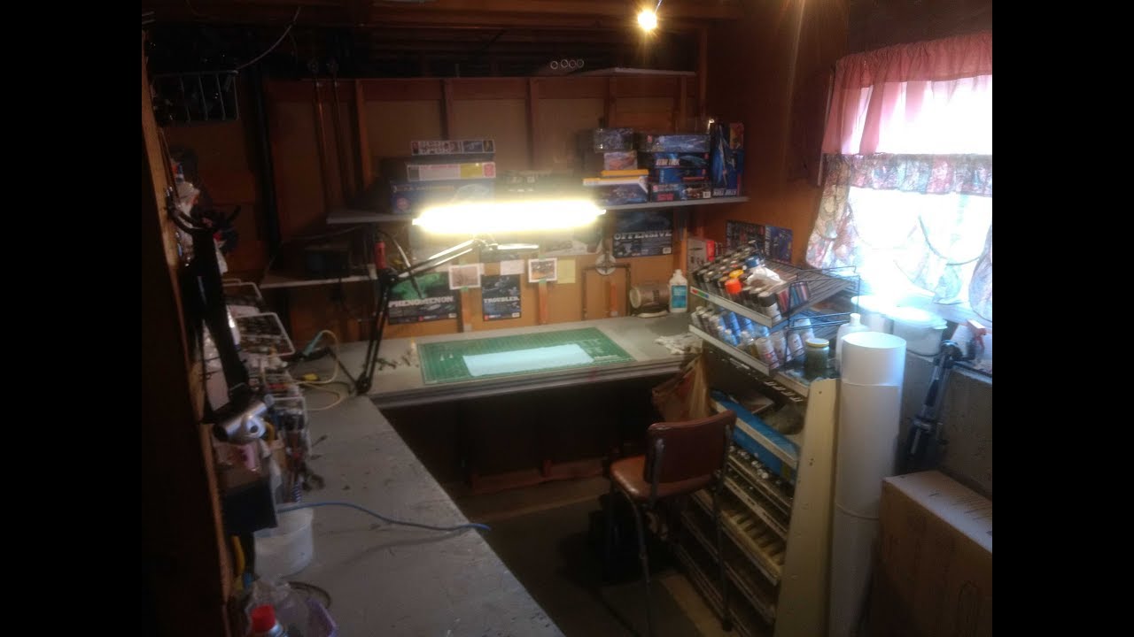 Touring the model making workshop