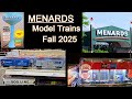 Menards Model Trains Inventory Fall 2025