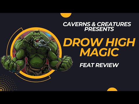 Drow High Magic 5e: Dark Powers