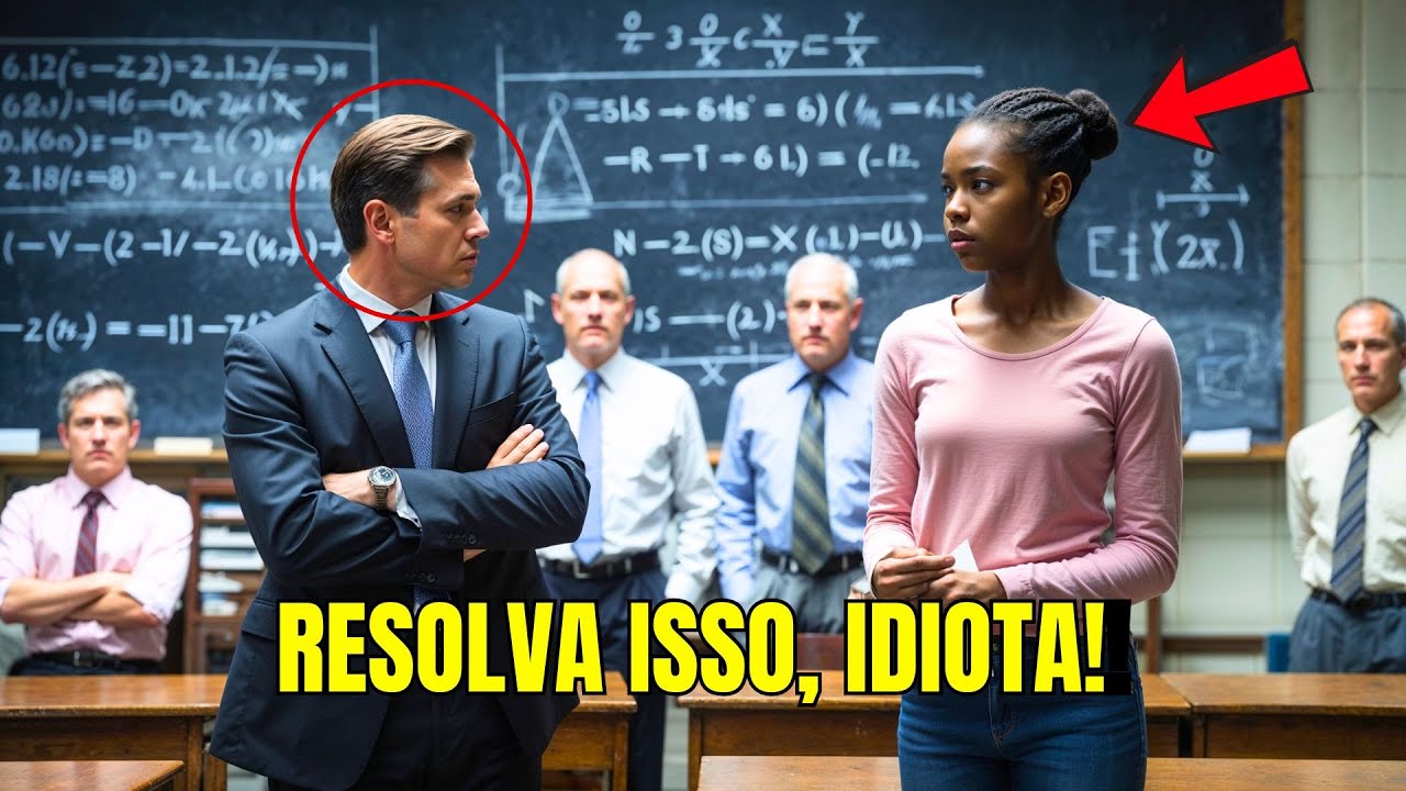 Elite teachers try to humiliate a black student | without knowing that she is a calculus genius!