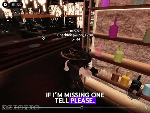 How to make secrets drink in Roblox evergreen bar !