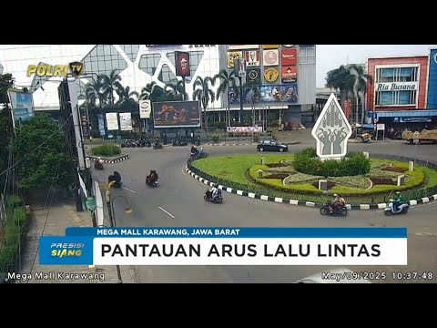 NTMC POLRI - PANTAUAN ARUS LALU LINTAS SIANG 09-05-2025