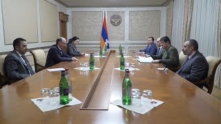 Встреча министра иностранных дел РА Ара Айвазяна с президентом Арцаха Араиком Арутюняном