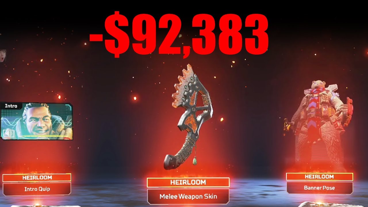 I BOUGHT THE WHOLE STORE | Apex Legends | Gibraltar heirloom