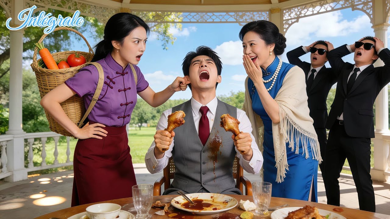 Mère n’y arrivait pas avec PDG gaspilleur—jusqu’à ce qu fille village lui tire l’oreille. Il obéit !