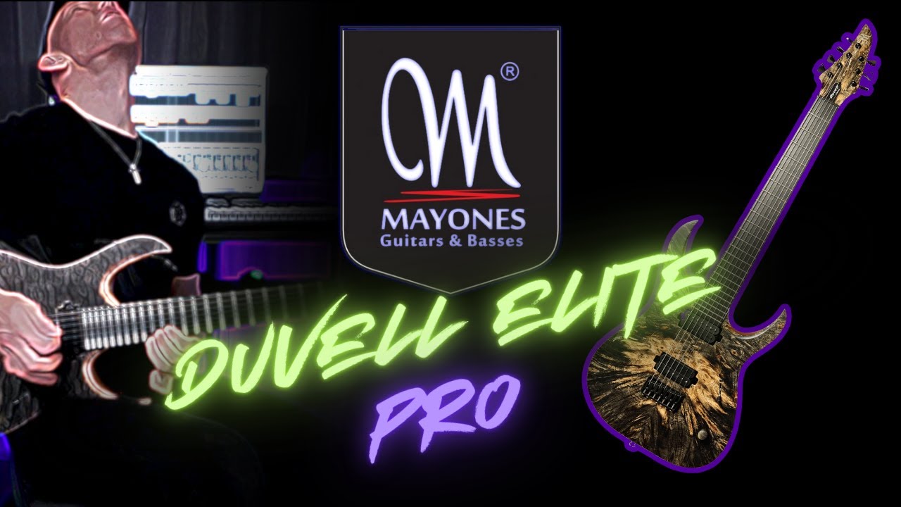 Guitarra Mayones Duvell 7 Metallic Blue Satin – Luxo e Performance