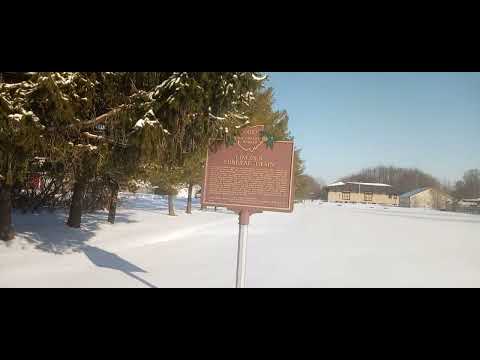 Lincoln funeral  train track st.paris ohio area