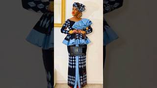 ELEGANCE MOM ANKARA GOWN DRESS & SKIRT AND BLOUSE #zamakalefashion #africandress #ankaradress