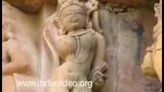 Sculptures at Chithraguptha Temple, Khajuraho