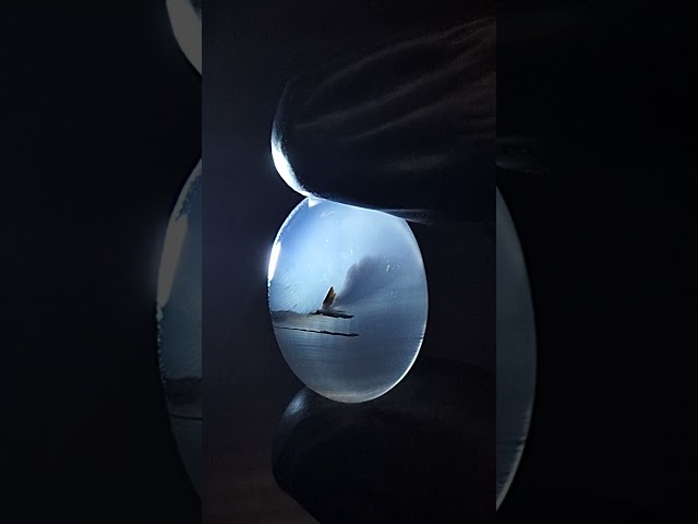 حجر عقيق شجري طبيعي