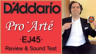 Video thumbnail for D'Addario EJ45 Classical Guitar Strings - Review & Sound Test by Josh Vanjani
