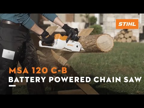 Stihl MSA 120 C-BQ w/ AK 20 in Kerrville, Texas - Video 1